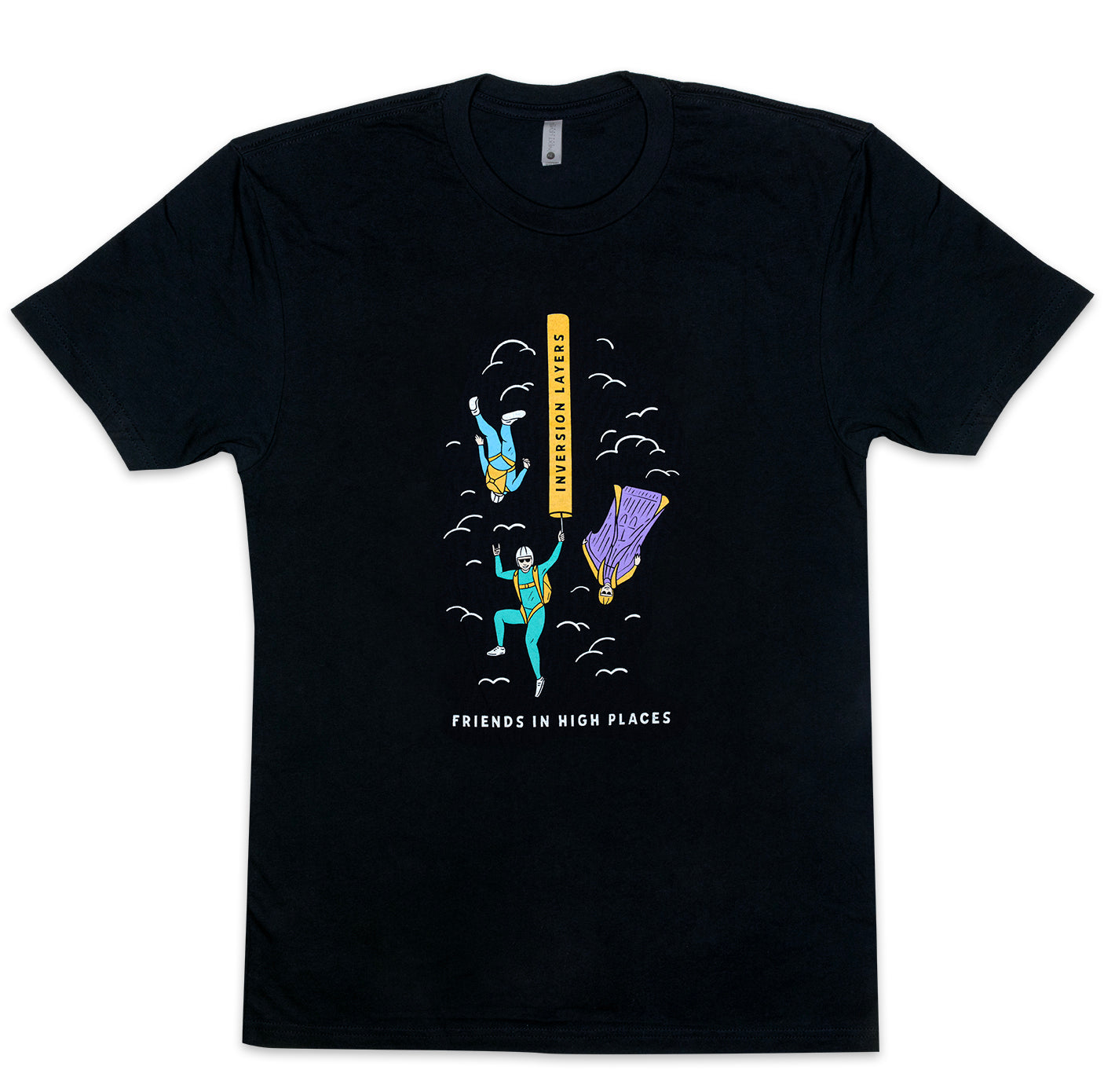 Yellow Friends in High Places Tee