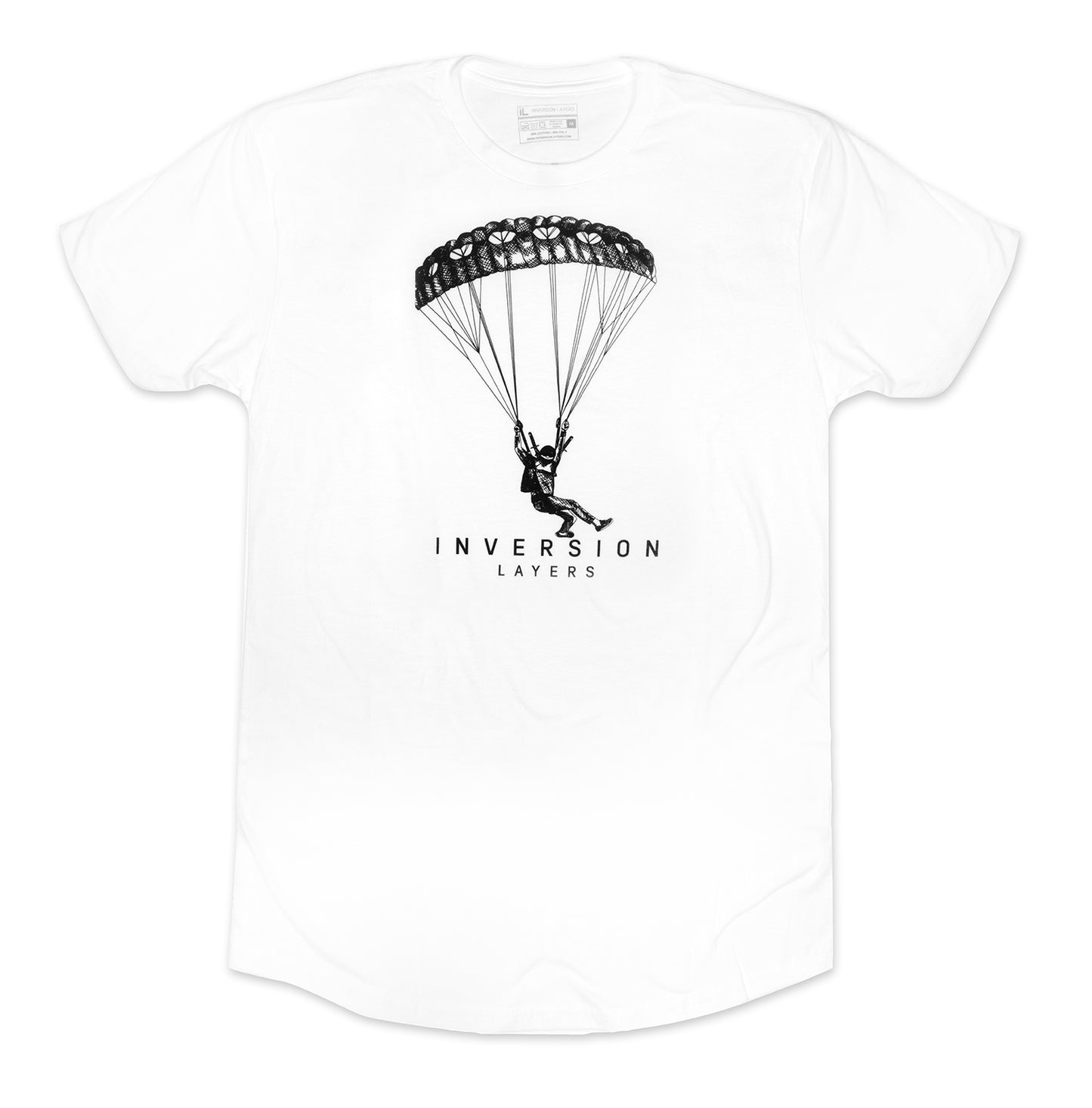 Swoop Ninja - White Long Cut Tee