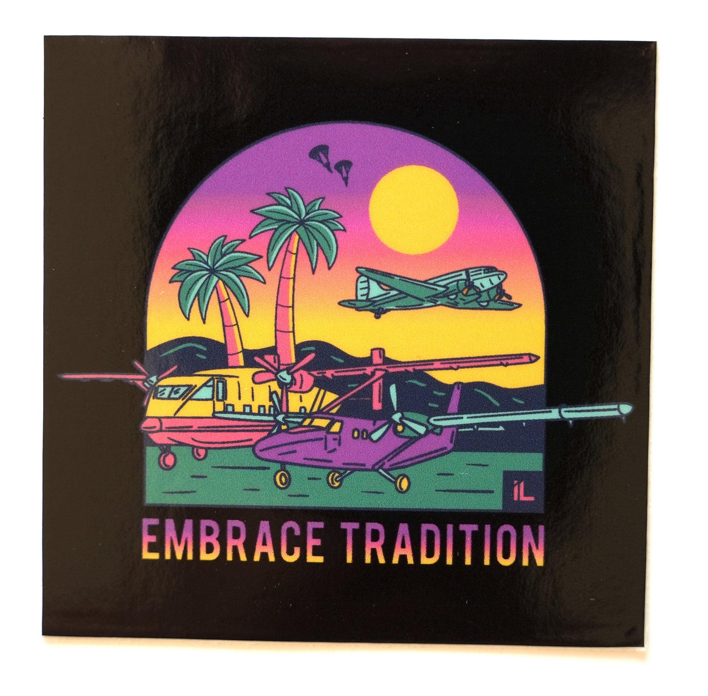 Embrace Tradition Sticker - Purple