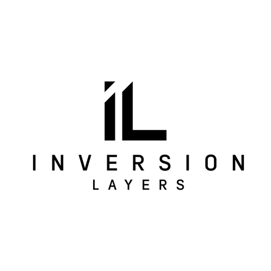 Inversion Layers Sticker - White - 2" Square