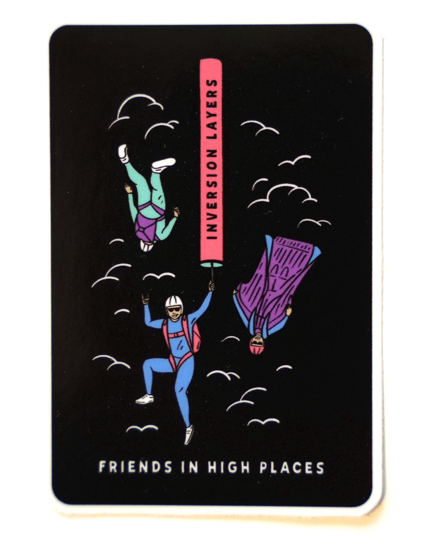 Pink Friends in High Places Sticker