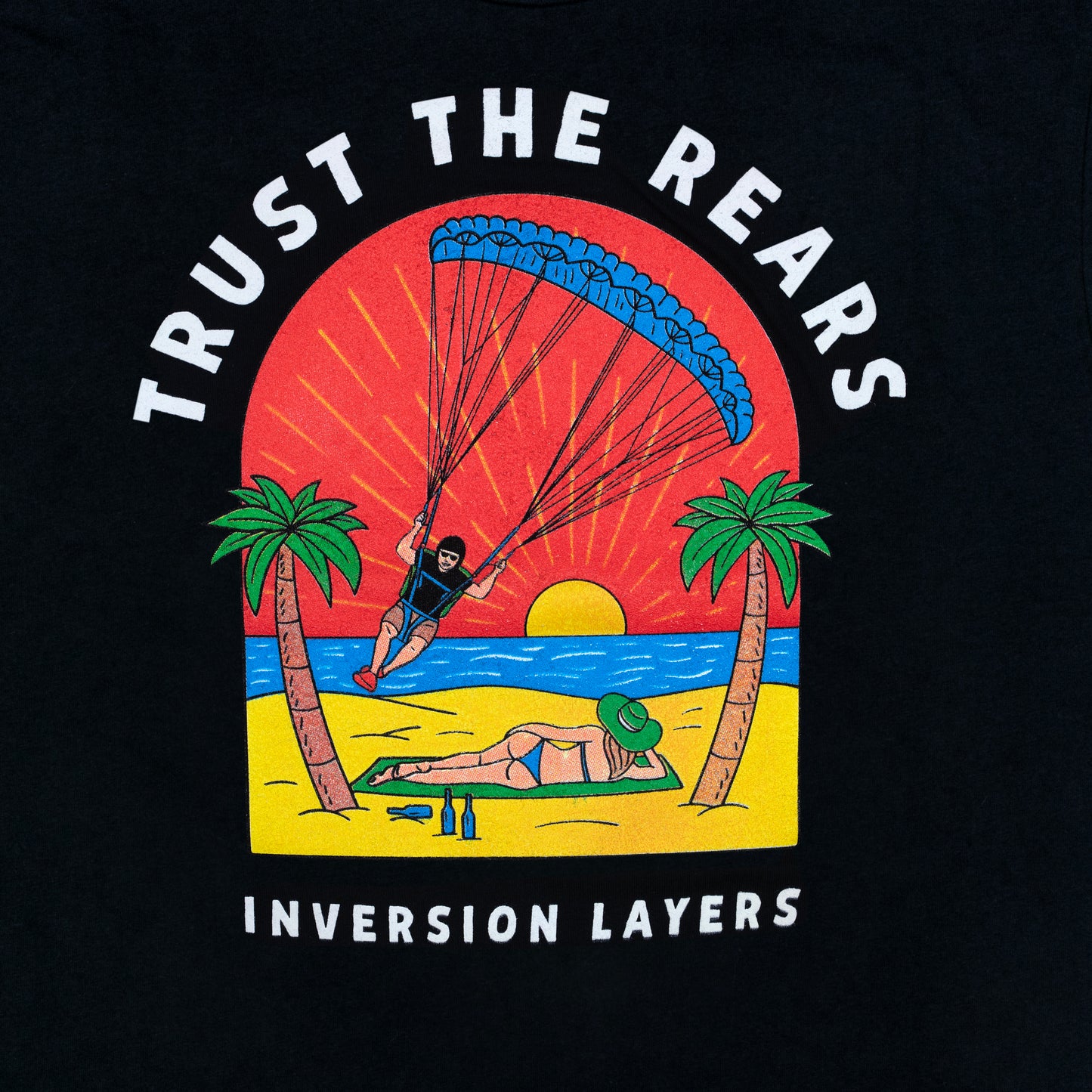 Trust The Rears - Black Tee